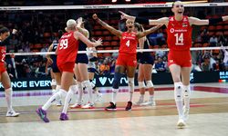 A Milli Kadın Voleybol Takımı final için sahada