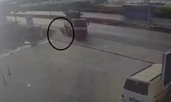 Ölüm motosikletliyi teğet geçti