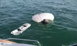 Mersin'de uçurtma sörfü yaparken boğulma tehlikesi geçiren kişi kurtarıldı