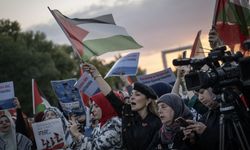 Başkentte Filistin ve Küresel Sumud Filosu'na destek