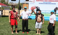 Aşırtmalı Aba Güreşi Türkiye Şampiyonası Gaziantep'te başladı