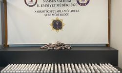 Samsun'da çuvallara gizlenmiş 15 bin 908 uyuşturucu hap ele geçirildi