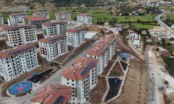 Adıyaman'ın Çelikhan ilçesinde deprem konutlarında sona gelindi