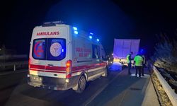 Uşak'ta kamyona arkadan çarpan motosiklet sürücüsü öldü