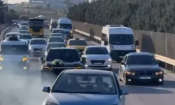 Kocaeli'de düğün konvoyunda trafiği tehlikeye atan sürücülere ceza