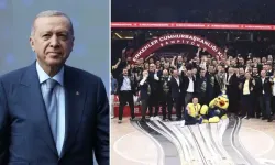 Cumhurbaşkanı Erdoğan 38. Erkekler Cumhurbaşkanlığı Kupası'nı kazanan Fenerbahçe Beko'yu kutladı