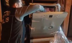Bulaşık makinesine gizlenen 53 bin hap ortaya çıktı