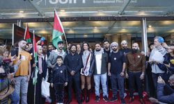 San Sebastian'da sinema dünyasından Gazze'deki soykırıma karşı gösteri