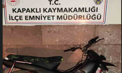 Çalınan motosiklet bulundu, şüpheli tutuklandı