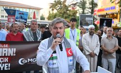 Gaziantep'te İsrail'in saldırıları protesto edildi
