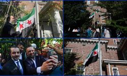 Suriye bayrağı, Washington’da göndere çekildi