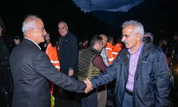 Rize’de sel sonrası son durum: Bakan Uraloğlu sahada incelemelerde bulundu