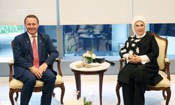 Emine Erdoğan, Kosova Devlet Başkanı’nın eşi Prindon Sadriu ile görüştü