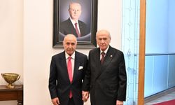 CHP Eski Genel Başkanı Hikmet Çetin’den MHP Lideri Devlet Bahçeli’ye Sürpriz Ziyaret