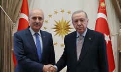 Cumhurbaşkanı Erdoğan, TBMM Başkanı Kurtulmuş'u kabul etti