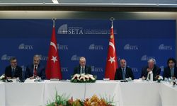 Cumhurbaşkanı Erdoğan, ABD'li düşünce kuruluşu temsilcileriyle bir araya geldi