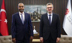 Somali Limanlar ve Deniz Ulaştırma Bakanı Nur, İletişim Başkanı Duran'ı ziyaret etti