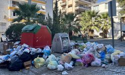 İzmir Karşıyaka'da toplanmayan çöpler tepkiye neden oluyor