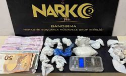Bandırma’da düzenlenen narkotik operasyonunda zehir tacirlerine darbe