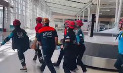 Elazığ Havalimanı’nda deprem tatbikatı