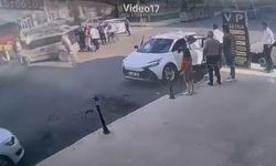 Tartıştığı sürücüye saldırdı: O anlar kamerada