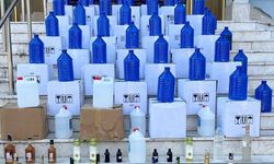 Denizli’de 642 litre kaçak alkol yakalandı