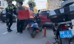 Plakasız, kasksız ve ehliyetsiz sürücüye 35 bin 239 lira ceza