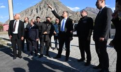 Erzurum Valisi Çiftçi, Tortum ve Uzundere ilçelerinde incelemelerde bulundu