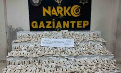 Gaziantep’te 510 bin adet uyuşturucu hap ele geçirildi: 1 şahıs tutuklandı