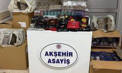 Akşehir’de gümrük kaçağı sigara operasyonu