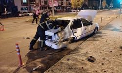 Erzincan’da iki otomobil çarpıştı, 1 kişi yaralandı