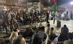 Gaziantep ve çevre illerde İsrail'in Küresel Sumud Filosu'na saldırısı protesto edildi