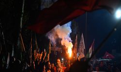 İsrail'in Küresel Sumud Filosu'na saldırısı Ankara'da protesto edildi