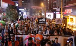 Mardin'de, "Gazze'ye Vefa Yürüyüşü" düzenlendi