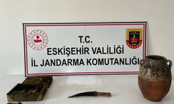 Eskişehir'de tarihi eser niteliğinde 7 obje ele geçirildi