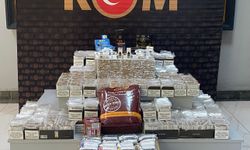 Uşak'ta çok sayıda kaçak makaron ve tütün ele geçirildi