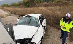 Bursa'da yoğun yağışla gelen kaza: 4 yaralı