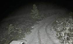 Bolu’nun yüksek kesimlerine kar yağdı