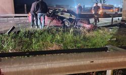 Tekirdağ'da korkunç kazada iki genç hayatını kaybetti