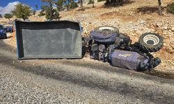 Adıyaman’da traktör devrildi: 2 yaralı