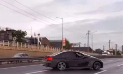 Kocaeli'de düğün konvoyunda drift yapan sürücünün ehliyetine el konuldu