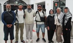 Küresel Sumud Filosu'nda arızalanan teknedeki 7 aktivist TCG Gediz fırkateyniyle tahliye edildi