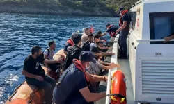 Fethiye'de bir koyda 59 düzensiz göçmen yakalandı