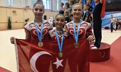 Milli aerobik cimnastikçiler, Bulgaristan’daki turnuvada 3 madalya elde etti