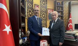 Türk Eğitim-Sen Genel Başkanı Geylan'da MHP Lideri Bahçeli'ye 'Türkmeneli' ziyareti