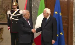 İtalya Cumhurbaşkanı Mattarella, Filistin Devlet Başkanı Abbas ile bir araya geldi