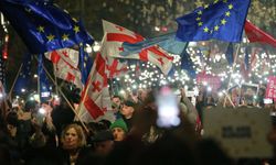 Gürcistan'da AB yanlısı gösteri düzenlendi
