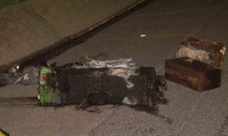 Kuzey Marmara Otoyolu’nda kamyon alev alev yandı