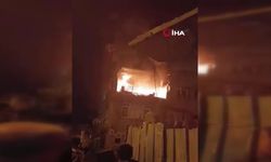 Kağıthane’de bir binada yangın sonrası patlama meydana geldi