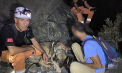 Ormalık alanda mahsur kalan vatandaş 4 saatlik çalışma sonunda kurtarıldı